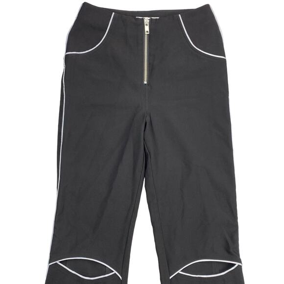 I.AM.GIA High Waisted Reflective Cut Out Front Zip Pant Sz Small - Picture 6 of 9